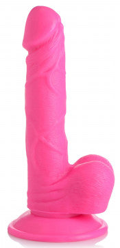 Pop Pecker 6.5 Inch Dildo With Balls - Pink