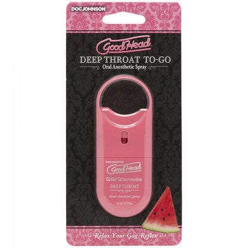 Goodhead - Deep Throat Spray to-Go - Wild Watermelon - .33 Oz.