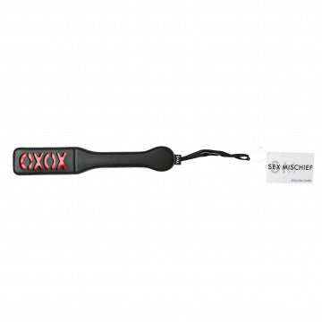 Sex and Mischief Xoxo Paddle - Black